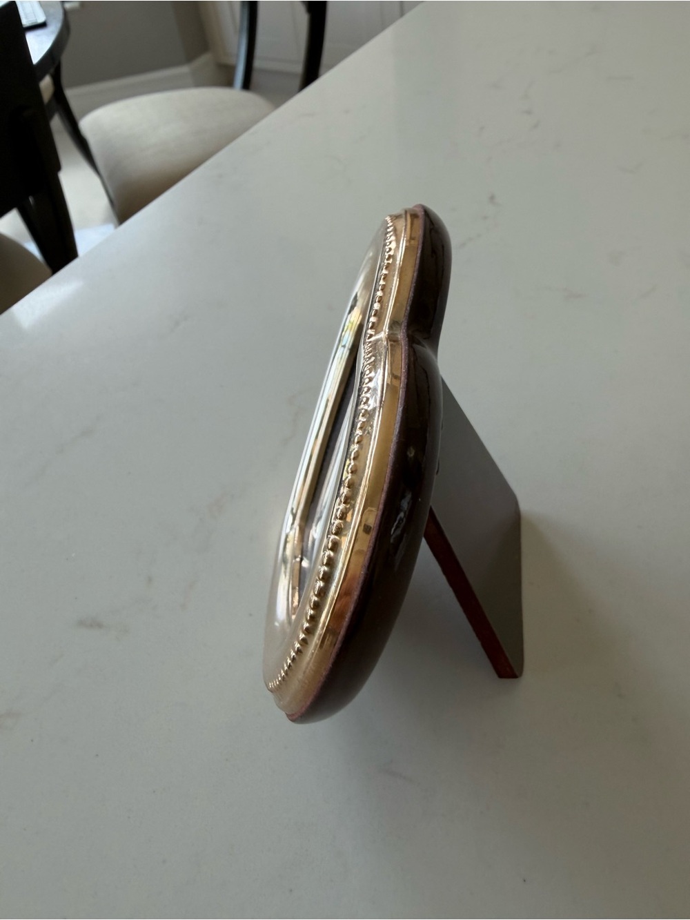Heart-Shaped Gold Photo Frame - Picture 2 of 5